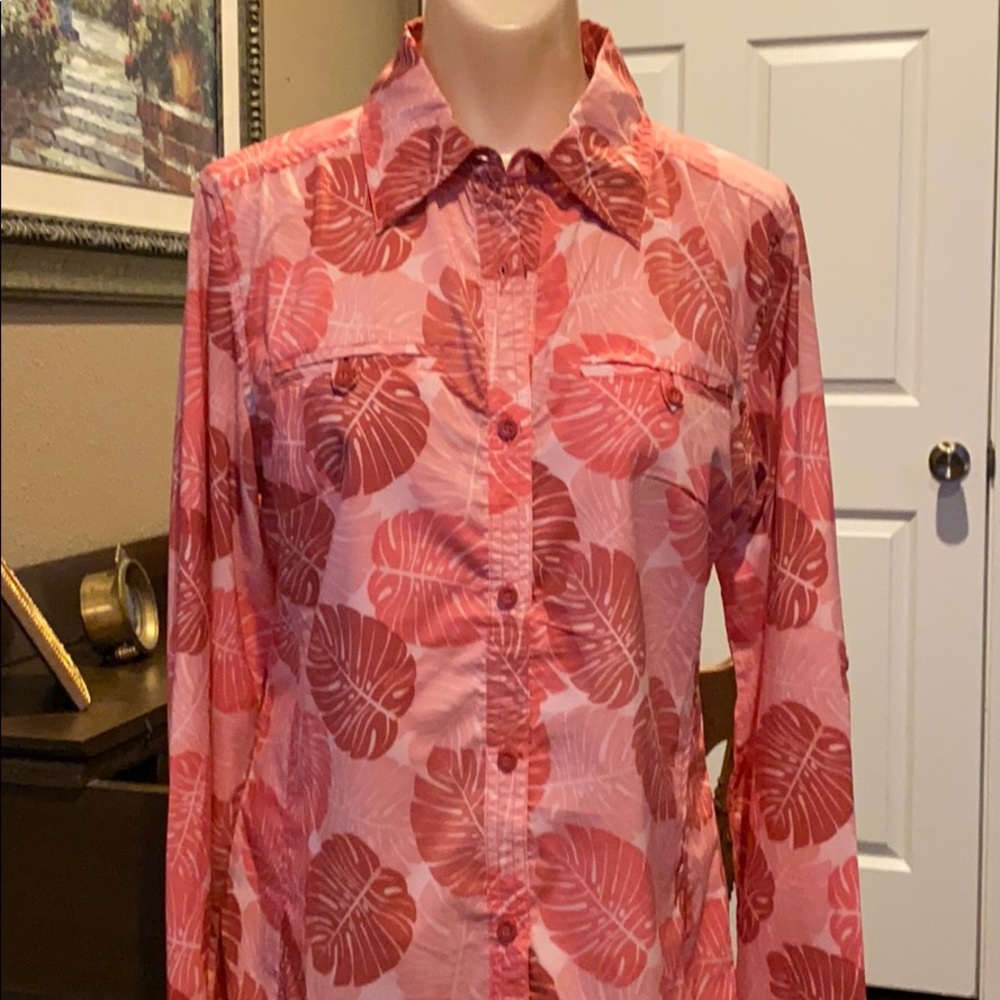 West Marine First Mate Tropical Fishing Shirt Sm